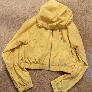 Yellow Hooded Jacket